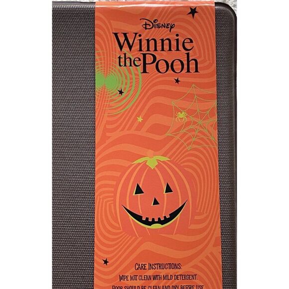 Disney Winnie the Pooh Piglet Halloween Anti Fatigue Kitchen Mat 18 X 30” NEW - Picture 13 of 15